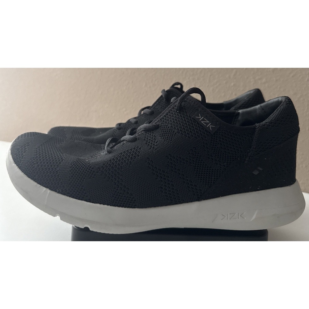 Kizik Madrid Eco Knit Men's Size 10.5 W Black Hands Free Sneakers Casual Shoes